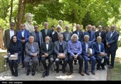 آیین رونمای از سردیس مشاهیر در باغ ارم شیراز