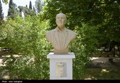 آیین رونمای از سردیس مشاهیر در باغ ارم شیراز