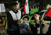تمثال رهبر معظم انقلاب در دستان زنجانی ها