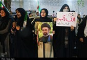 تمثال رهبر معظم انقلاب در دستان زنجانی ها