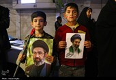 تمثال رهبر معظم انقلاب در دستان زنجانی ها