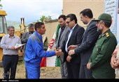 افتتاح آب و فاضلاب موران گرمی