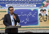 افتتاح آب و فاضلاب موران گرمی