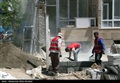 جهادگران نیشابوری در کنار مردم قم