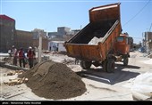 جهادگران نیشابوری در کنار مردم قم
