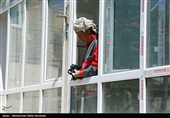 جهادگران نیشابوری در کنار مردم قم