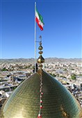 آغاز عملیات  مرمت گنبد حسینیه اعظم زنجان
