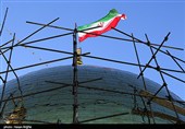 آغاز عملیات  مرمت گنبد حسینیه اعظم زنجان