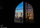 آغاز عملیات  مرمت گنبد حسینیه اعظم زنجان