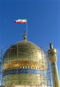 آغاز عملیات  مرمت گنبد حسینیه اعظم زنجان