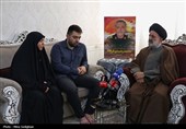 دیدار نماینده ولی فقیه در بنیاد شهید با خانواده شهید محمد رشیدی فرهاد