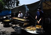 فعالیت موکب ام ائمه (ع) قرارگاه جهادی اربعینی ها