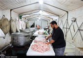 فعالیت موکب ام ائمه (ع) قرارگاه جهادی اربعینی ها