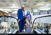 بدرقه نخستین کاروان حج 1405 از فرودگاه مشهد مقدس