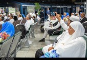 بدرقه نخستین کاروان حج 1405 از فرودگاه مشهد مقدس