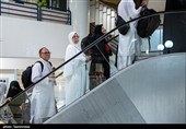 بدرقه نخستین کاروان حج 1405 از فرودگاه مشهد مقدس