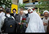 بدرقه نخستین کاروان حج 1405 از فرودگاه مشهد مقدس
