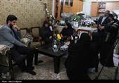 دیدار نماینده ولی فقیه در بنیاد شهید با خانواده شهید «سجاد رضایی»