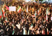 خروش شبانه مردم یاسوج در خیابان جمهوری