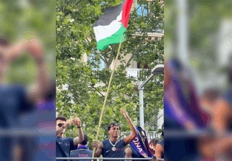 Lamine Yamal Stands with Palestine during Barcelona’s La Liga Win Celebrations