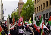 تظاهرات باشکوه حامیان ایران در پایتخت نروژ