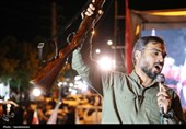 هفتاد و سومین شب اهتزاز پرچم اقتدار ایران در یاسوج