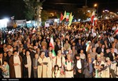 هفتاد و سومین شب اهتزاز پرچم اقتدار ایران در یاسوج