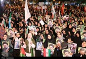 هفتاد و سومین شب اهتزاز پرچم اقتدار ایران در یاسوج