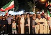 هفتاد و سومین شب اهتزاز پرچم اقتدار ایران در یاسوج