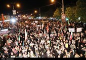 هفتاد و سومین شب اهتزاز پرچم اقتدار ایران در یاسوج