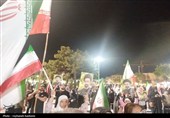 نمایش وحدت و حمایت مردم اراک از ایران و رهبری در هفتاد و سومین شب