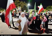 نمایش وحدت و حمایت مردم اراک از ایران و رهبری در هفتاد و سومین شب