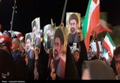 نمایش وحدت و حمایت مردم اراک از ایران و رهبری در هفتاد و سومین شب