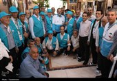 دیدار صمیمی سرپرست حجاج ایرانی با زائران کشورمان درمدینه منوره