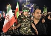 خیابان‌های گرگان در تسخیر فرزندان انقلاب