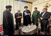 دیدار نمایندگان ولی‌فقیه اردبیل و زنجان با خانواده شهید احمدی