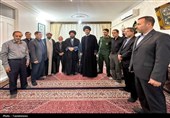 دیدار نمایندگان ولی‌فقیه اردبیل و زنجان با خانواده شهید احمدی