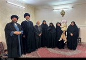 دیدار نمایندگان ولی‌فقیه اردبیل و زنجان با خانواده شهید احمدی