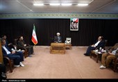 دیدار مسئولان روابط عمومی دستگاههای اجرایی استان همدان با امام جمعه همدان
