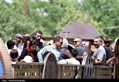 حضور پرشور گردشگران در باغ فین کاشان