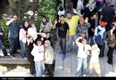 حضور پرشور گردشگران در باغ فین کاشان+تصاویر