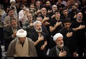 عزاداری زائران حرم بانوی کرامت در سوگ شهادت امام جواد(ع)
