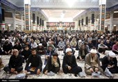 عزاداری زائران حرم بانوی کرامت در سوگ شهادت امام جواد(ع)