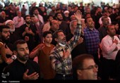 عزاداری زائران حرم بانوی کرامت در سوگ شهادت امام جواد(ع)