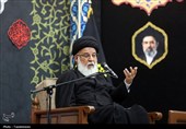 عزاداری زائران حرم بانوی کرامت در سوگ شهادت امام جواد(ع)