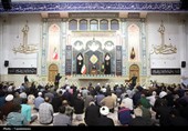عزاداری زائران حرم بانوی کرامت در سوگ شهادت امام جواد(ع)