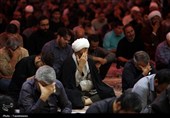 عزاداری زائران حرم بانوی کرامت در سوگ شهادت امام جواد(ع)