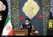 عزاداری زائران حرم بانوی کرامت در سوگ شهادت امام جواد(ع)