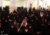 عزاداری زائران حرم بانوی کرامت در سوگ شهادت امام جواد(ع)