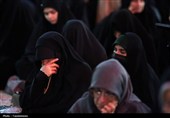 عزاداری زائران حرم بانوی کرامت در سوگ شهادت امام جواد(ع)